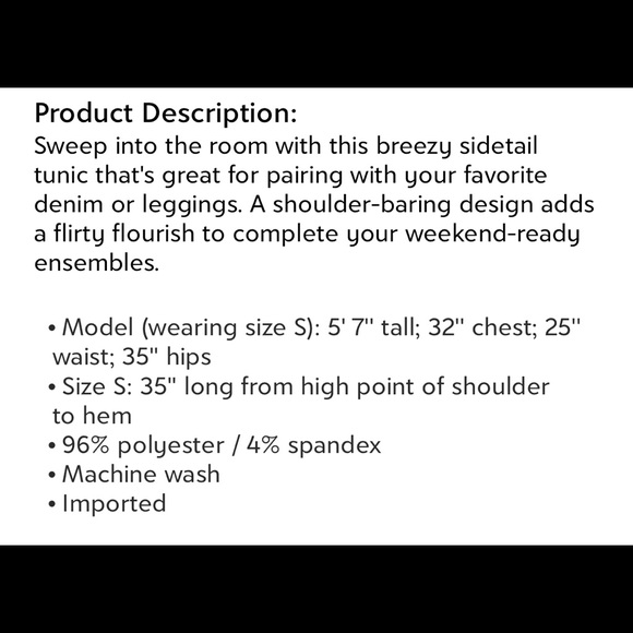 Red XL woman’s Tunic - Picture 2 of 2